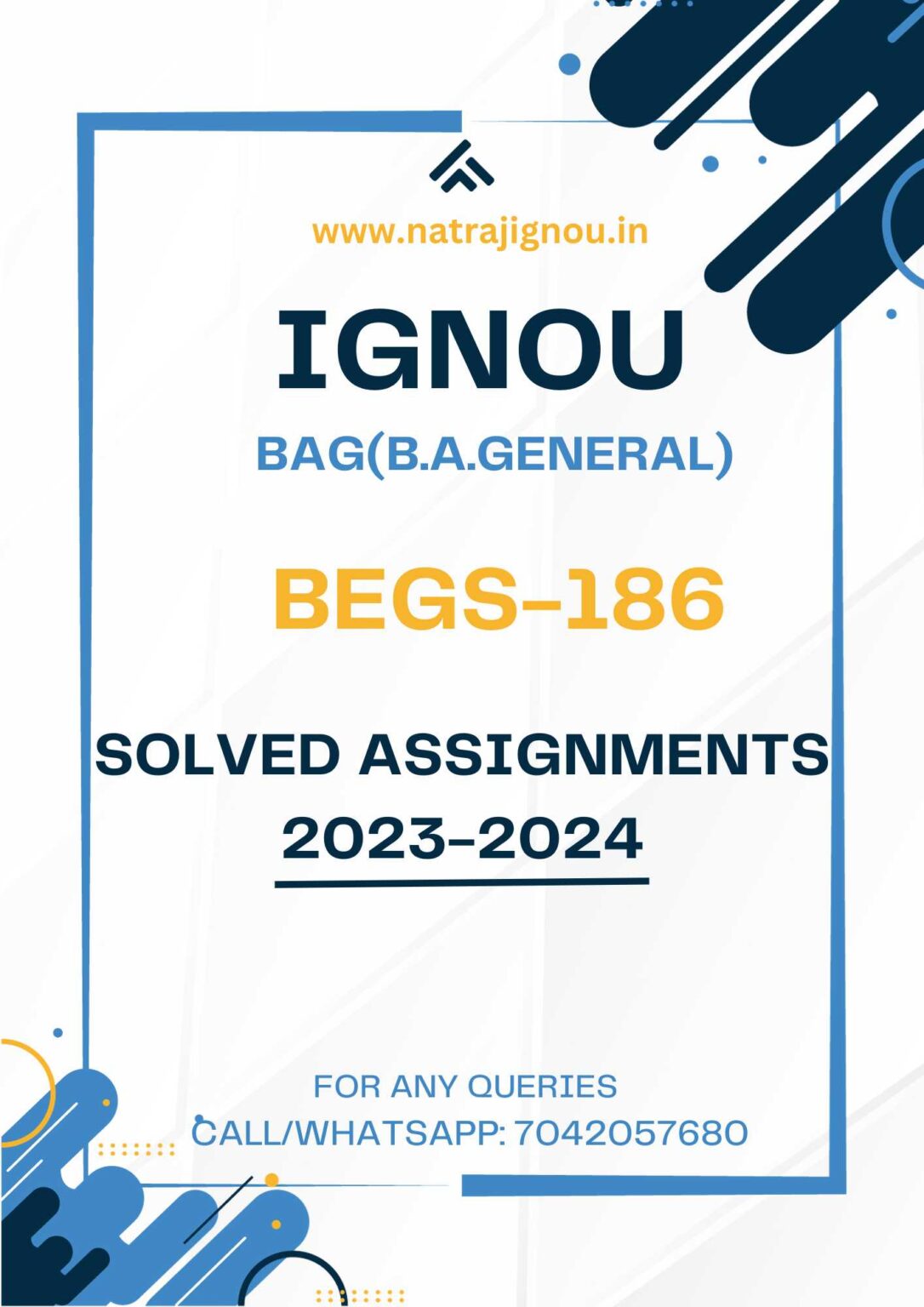 begs 186 assignment pdf in hindi